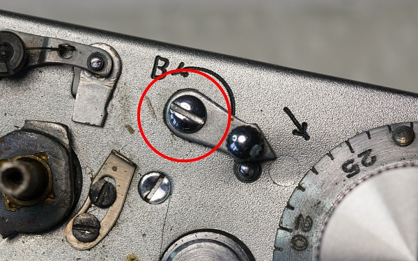 R&uuml;ckspulentriegelung