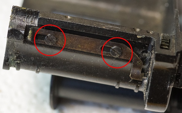 R&uuml;ckspulentriegelung