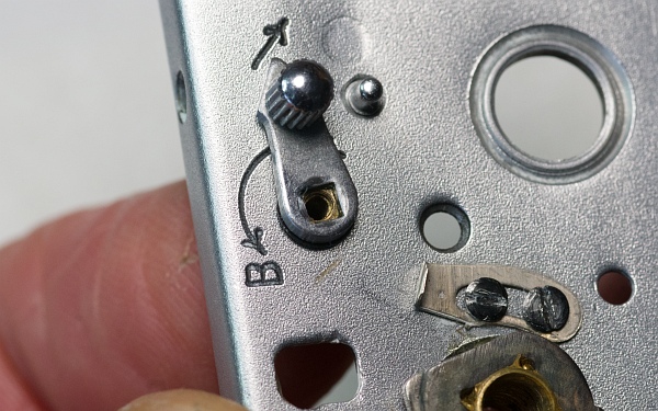 R&uuml;ckspulentriegelung