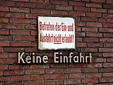 Einfahrt