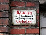 Rauchen verboten!